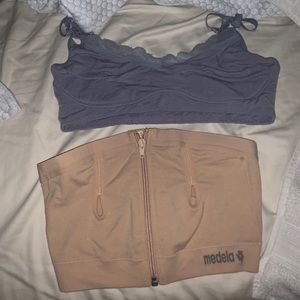 Nursing bras, basically new, both size ssmall